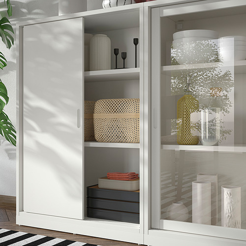 TONSTAD, storage combination w sliding doors 5 of 6 open dialog
