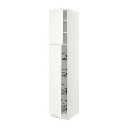 SEKTION, high cabinet w door/wire baskets 1 of 2 open dialog