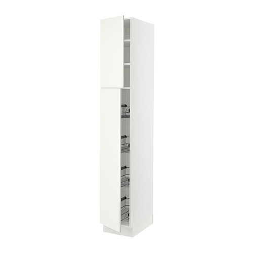SEKTION, high cabinet w door/wire baskets 1 of 2 open dialog