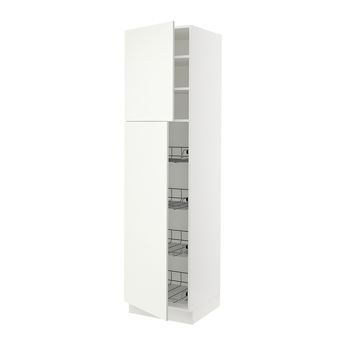 SEKTION, high cabinet w door/wire baskets 1 of 2 open dialog