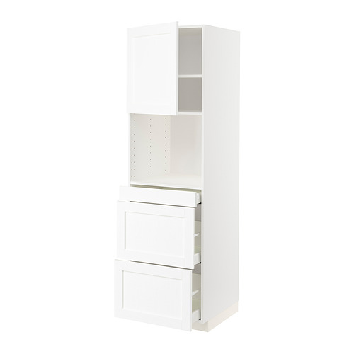 METOD / MAXIMERA, armario microondas 3 cajones+puerta 1 de 1 open dialog