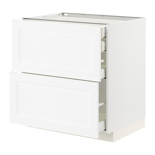 METOD / MAXIMERA, armario bajo con 2 frentes y 3 cajones. 1 de 3 open dialog