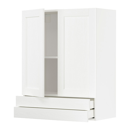 METOD / MAXIMERA, wall cabinet with 2 doors and 2 drawers. 1 of 3 open dialog