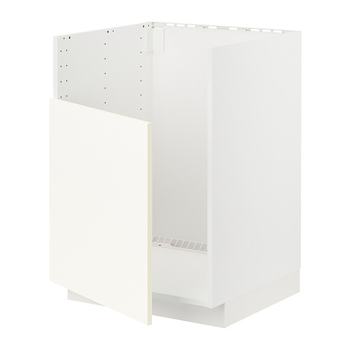 Mueble de cocina METOD blanco, diseño moderno y minimalista, forma cuadrada.