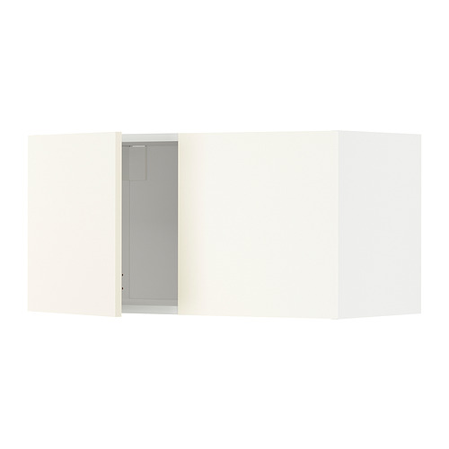 Mueble de cocina METOD en color blanco con diseño moderno. Bisagras a presión y líneas elegantes y limpias para un look minimalista.