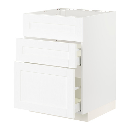 METOD / MAXIMERA, armario bajo fregadero con 3 frentes y 2 cajones. 1 de 3 open dialog