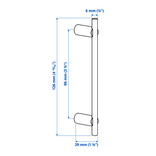 Ilustración con medidas del producto: STJÄRNHOV.