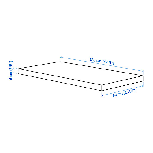 Ilustración con medidas del producto: PELLEPLUTT.