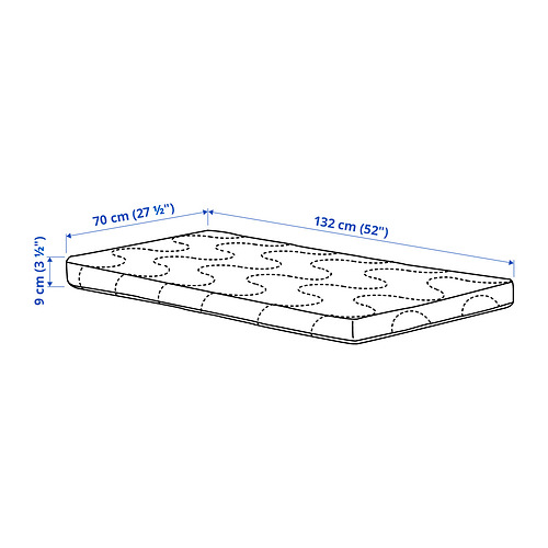 SKÖNAST, foam mattress for crib. 8 of 8 open dialog