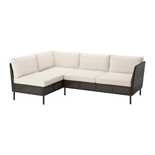 VITTSKÄR, 3-seat modular corner sofa outdoor. 1 of 4 open dialog