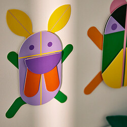 GREJSIMOJS decoración de pared, juego de 2