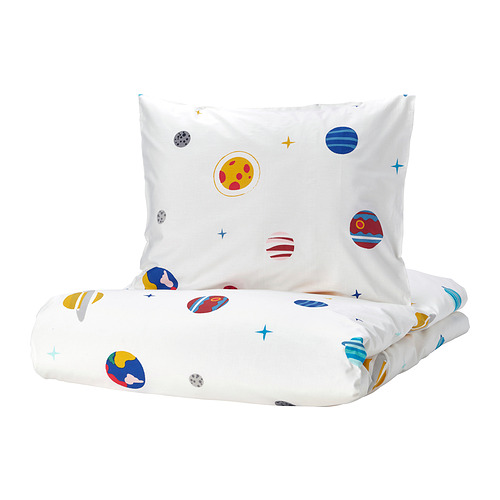 AFTONSPARV, Funda edredón y funda almohada para cama individual 1 de 9 open dialog
