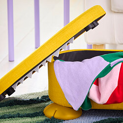 GREJSIMOJS puf infantil con almacenaje