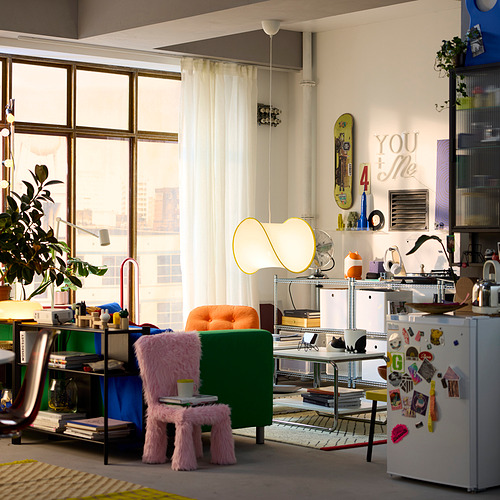 GREJSIMOJS, pendant lamp shade. 3 of 4 open dialog