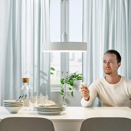 IKEA Ibiza - NYMÅNE lámpara techo inteligente LED 1000lm 2700K