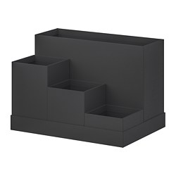 TJENA, desk organizer, Black
