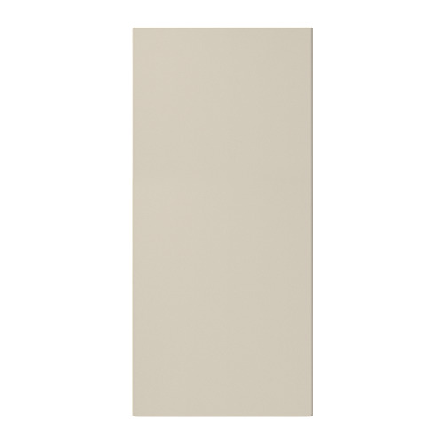 Panel HAVSTORP beige, pintura acrílica, tablero de fibra, aspecto moderno.