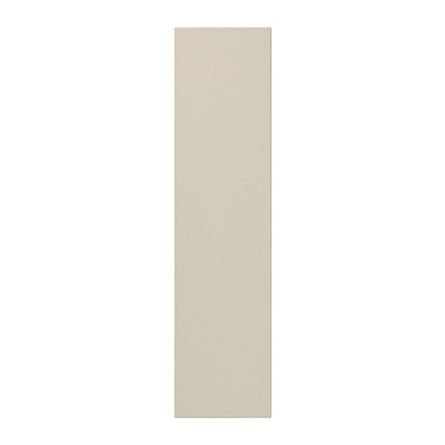 Puerta HAVSTORP en color beige de líneas suaves y limpias, ideal para cocinas modernas.
