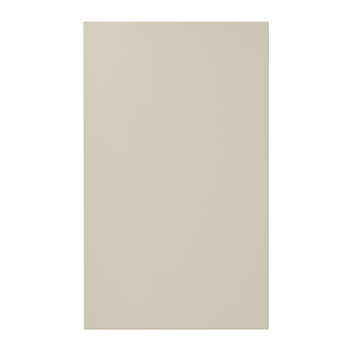 HAVSTORP puerta de armario de cocina lisa beige, rectangular, tablero de fibra pintado acrílico.