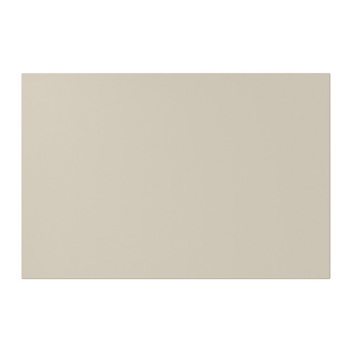 Mueble de cocina HAVSTORP beige con diseño liso y rectangular.