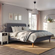 IDANÄS upholstered King bed frame