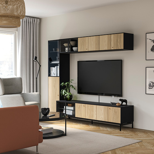 BOASTAD, mueble TV con estantería 2 de 7 open dialog