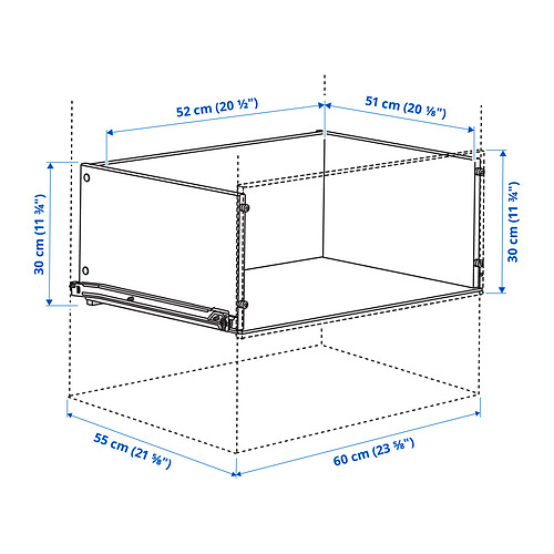 KONSTRUERA, cajón sin frente 2 de 2 open dialog