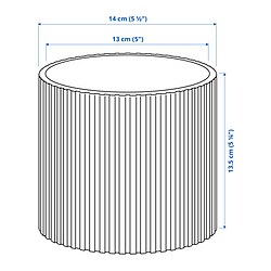 Measurement Illustration - DAKSJUS plant pot