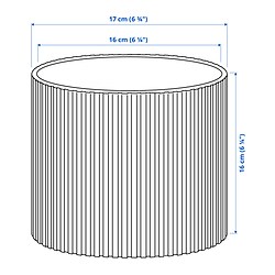 Ilustración de medidas - DAKSJUS maceta