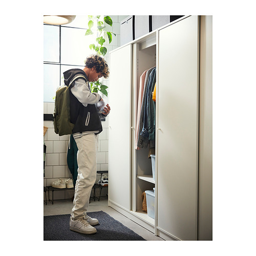 KLEPPSTAD, wardrobe with sliding doors 3 of 6 open dialog