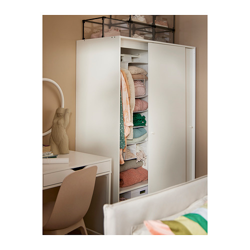 KLEPPSTAD, wardrobe with sliding doors 2 of 6 open dialog