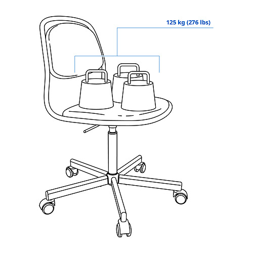 ÖRFJÄLL, swivel chair. 4 of 8 open dialog