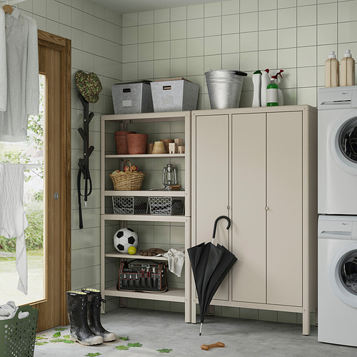 KOLBJÖRN, shelving unit with cabinet. 3 of 3 open dialog