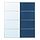 Current variation: aluminum mirror glass/double sided blue