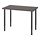 LINNMON/OLOV, desk, Dark gray/black