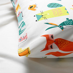 LATTJO funda edredón y funda almohada para cama individual