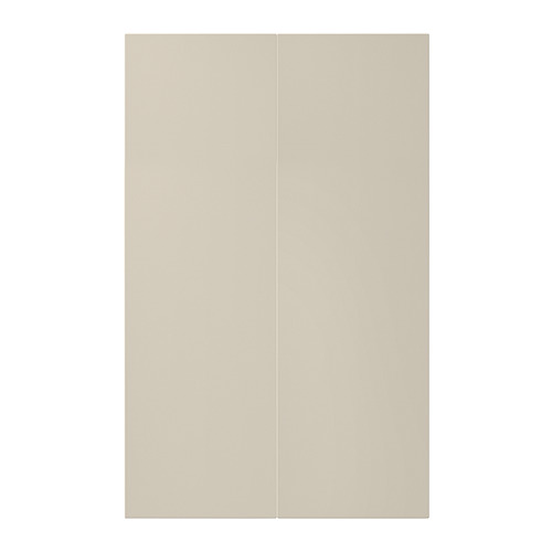Frente de armario HAVSTORP beige, diseño moderno liso, rectangular.