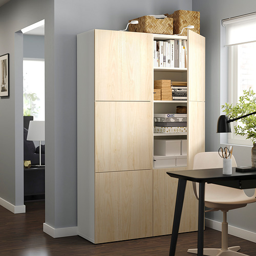 BESTÅ, storage combination with doors 2 of 5 open dialog