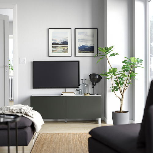 BESTÅ, TV bench with doors. 4 of 6 open dialog