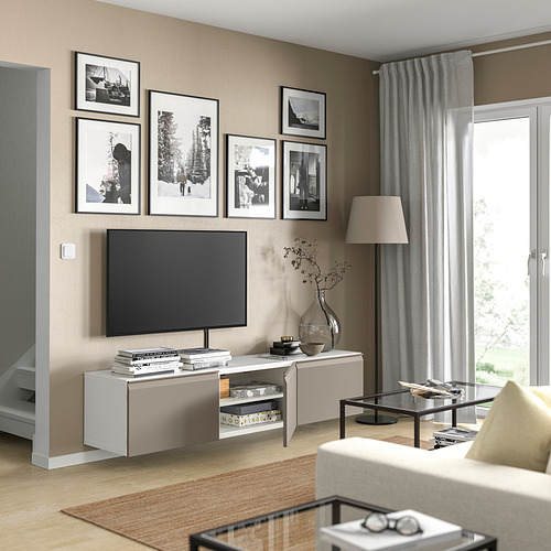 BESTÅ, TV unit with doors 2 of 7 open dialog