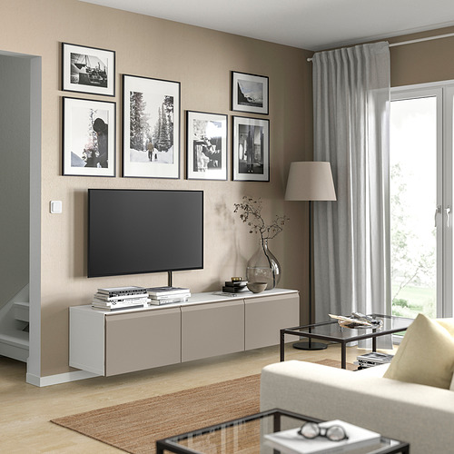 BESTÅ, TV unit with doors 3 of 7 open dialog