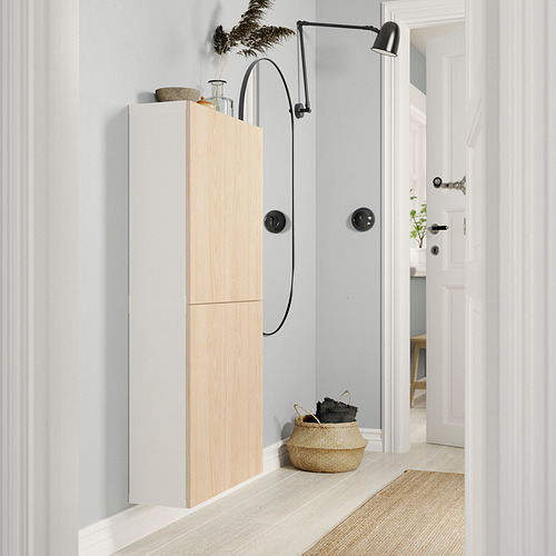 BESTÅ, wall cabinet with 2 doors 2 of 5 open dialog