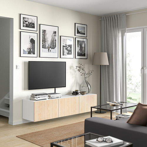 BESTÅ, mueble TV con puertas 3 de 7 open dialog