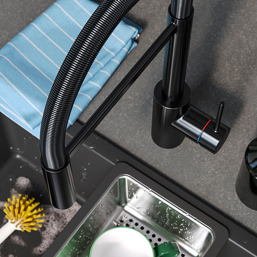 SALLSJÖN, grifo cocina fijo con rociador. 4 de 6 open dialog