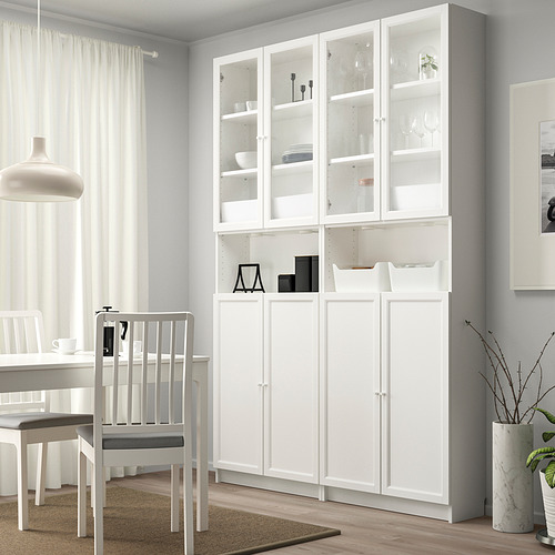 BILLY / OXBERG, bookcase+height extension & doors. 4 of 6 open dialog