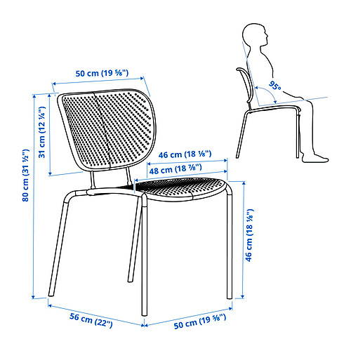 DUVSKÄR, silla de interior y exterior 6 de 6 open dialog