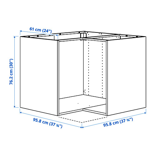SEKTION, base corner cabinet frame. 4 of 4 open dialog