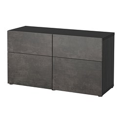 Current variation Black-brown / Kallviken concrete effect