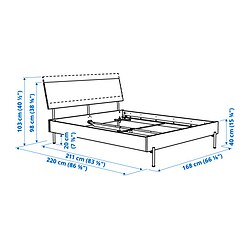 Ilustración de medidas - RÅDMANSÖ muebles dormitorio j3