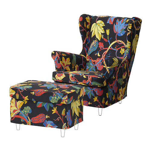 STRANDMON, slipcover for armchair/footstool 1 of 3 open dialog
